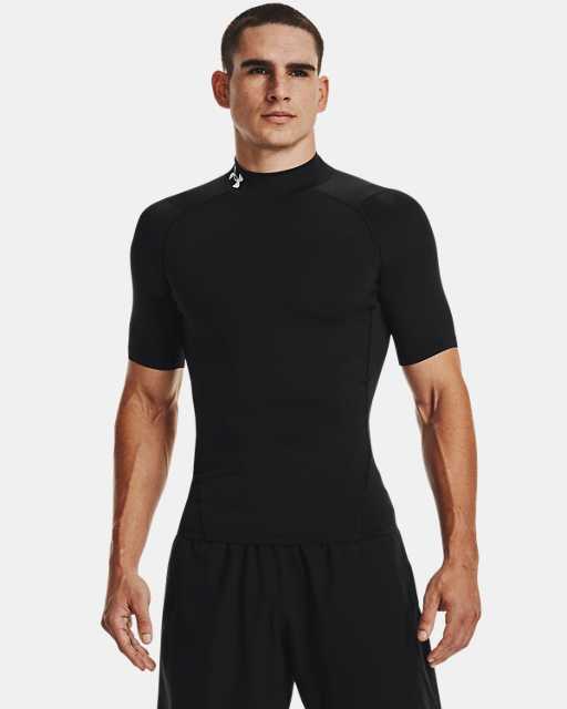 T-shirt de compression à col montant HeatGear® pour hommes